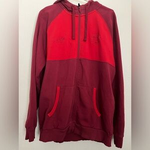 Gymshark Luxe Red Hoodie Jacket Men’s XL